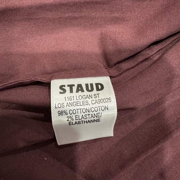 NWT Staud shirt dress women’s small - Picture 4 of 6